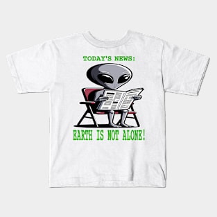 Earth Is Not Alone Kids T-Shirt